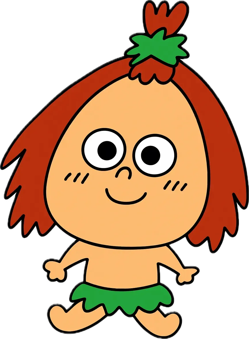 キジムナー風の自画像 赤ちゃん時代