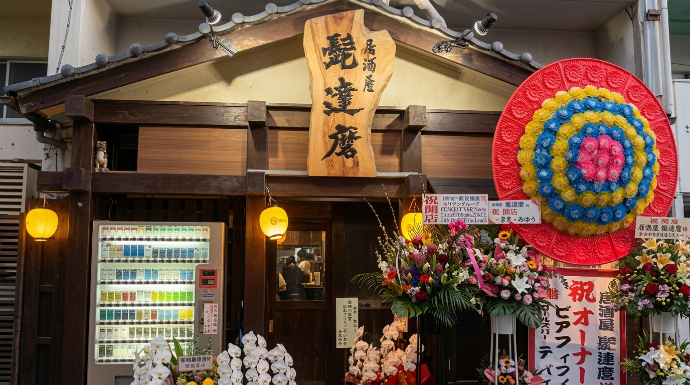 居酒屋 髭達磨様 MEO集客支援のモックアップイメージ画像 PC
